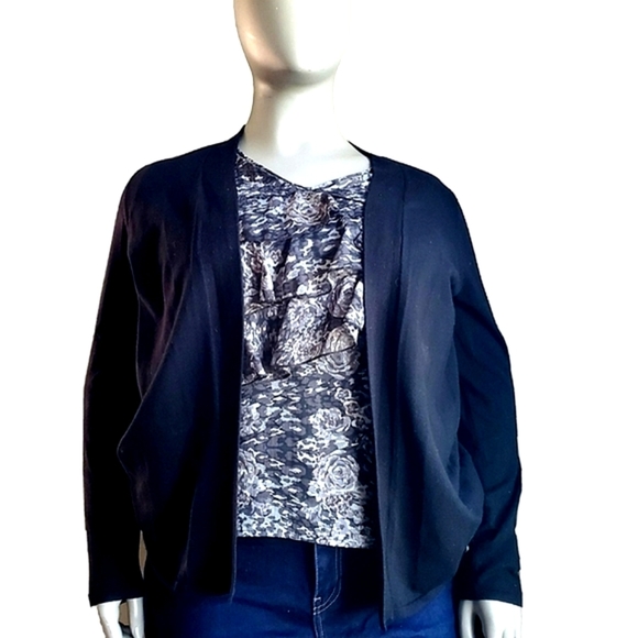 Denver Hayes Tops - Denver Hayes | All in One Blouse & Cardigan